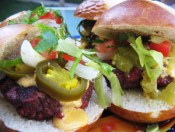 Pretzel Sliders with Cheese Sauce